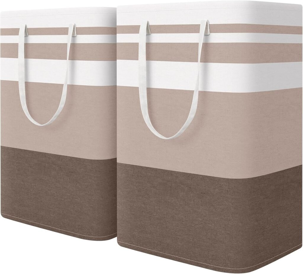 HomeHacks 75L Collapsible Laundry Hampers, 2-Pack